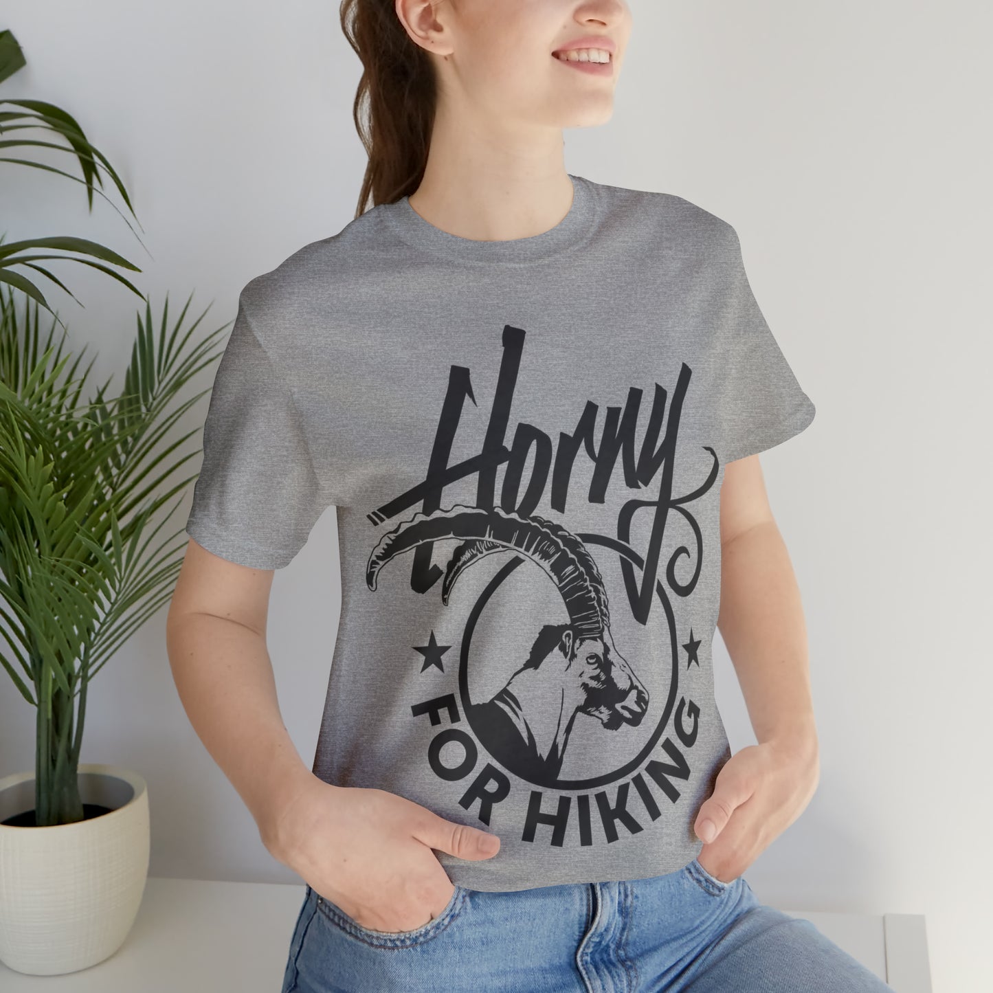 Horny For Hiking - Black Logo